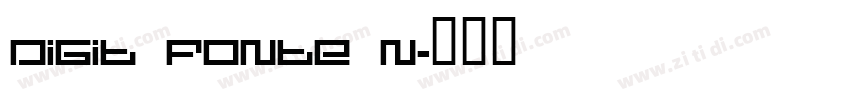 Digit Fonte N字体转换